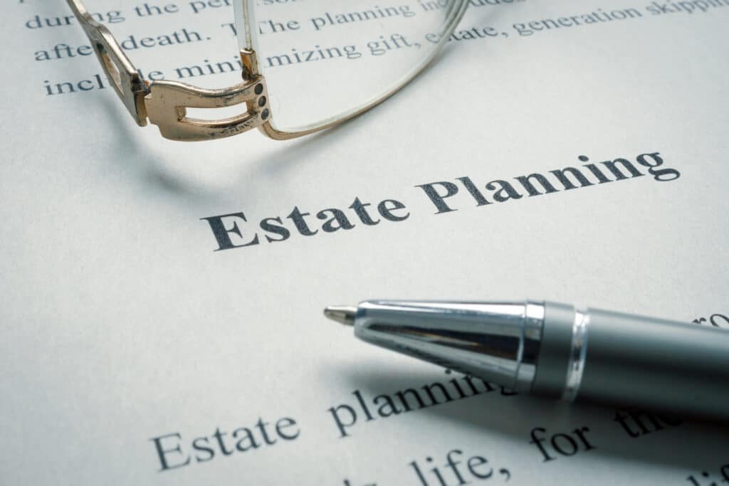 Information about Estate planning and old glasses